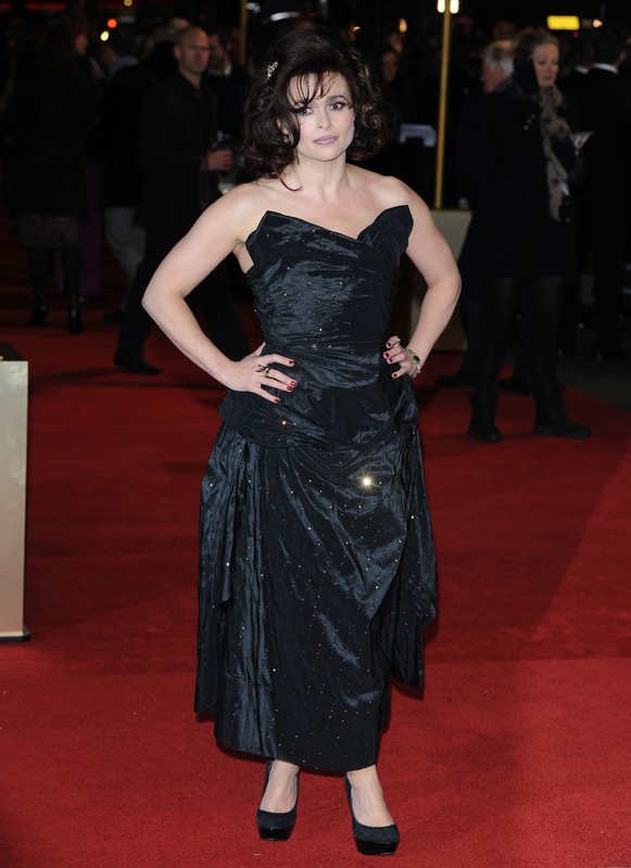 Picture Shows:  Helena Bonham Carter attending the World premiere of 'Les Miserables' at the Empire and the Odeon, Leicester Square, London, on Wednesday December 05, 2012.