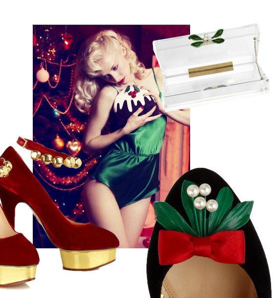 Charlotte Olympia na Święta: zabawne akcesoria
