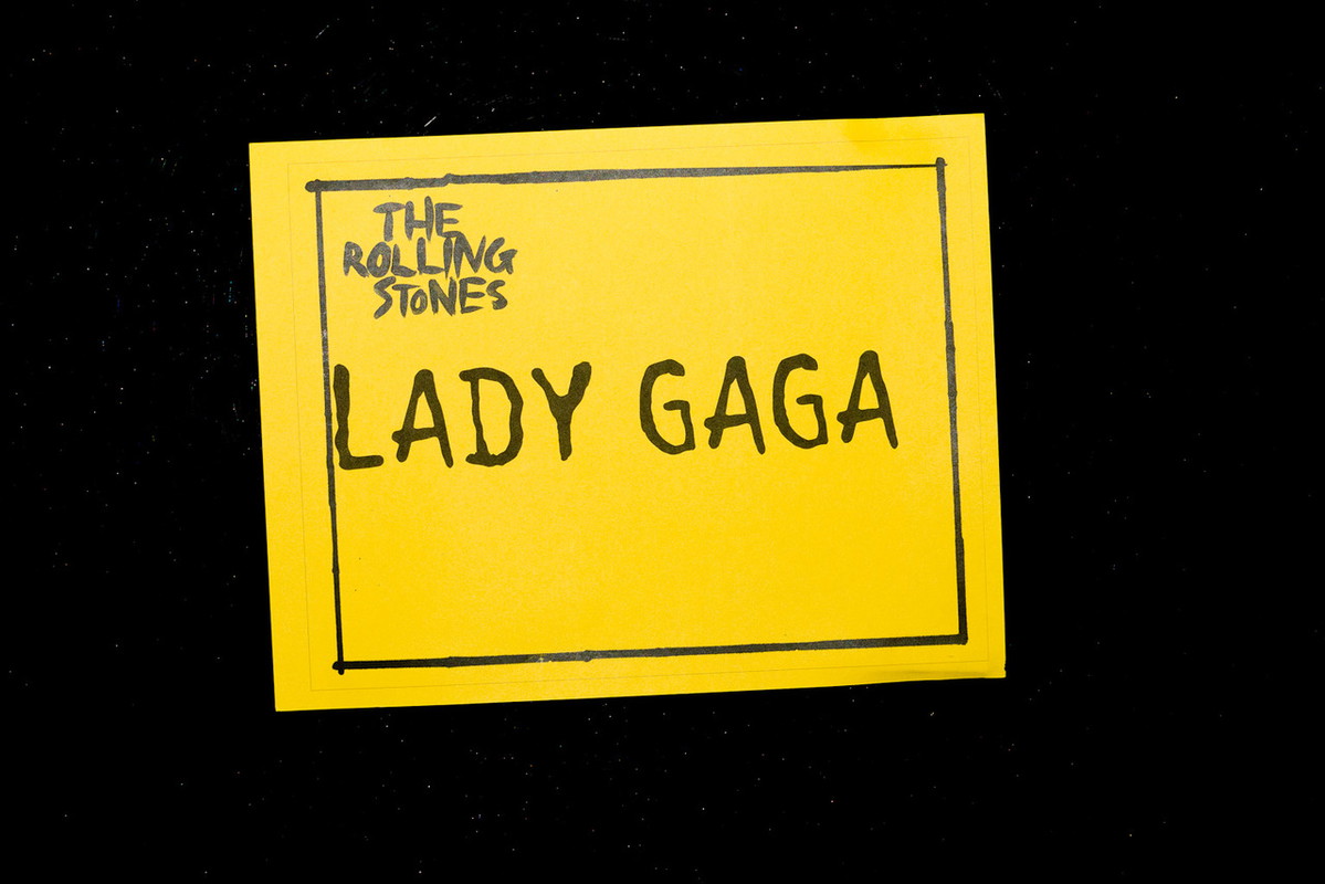 Lady Gaga na koncercie The Rolling Stones