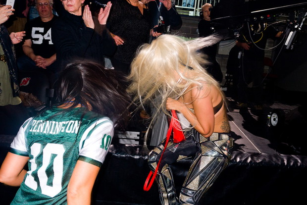 Lady Gaga na koncercie The Rolling Stones
