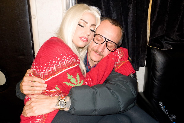 Lady Gaga na koncercie The Rolling Stones