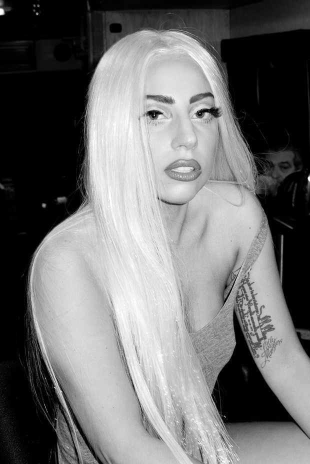 Lady Gaga na koncercie The Rolling Stones