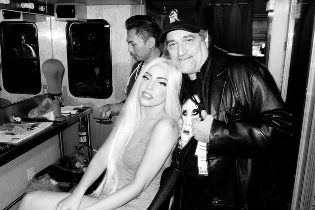 Lady Gaga na koncercie The Rolling Stones