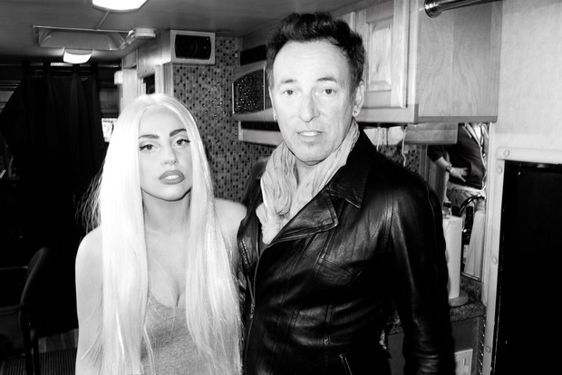 Lady Gaga na koncercie The Rolling Stones