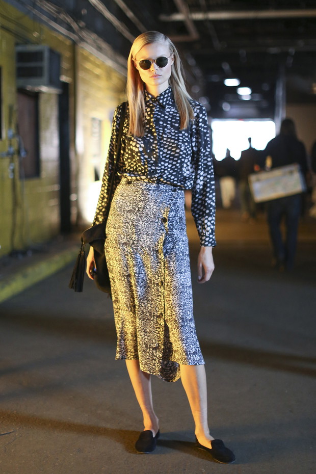 Street fashion: najlepiej ubrane modelki 2012