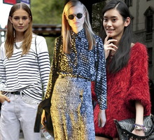 Street fashion: najlepiej ubrane modelki 2012