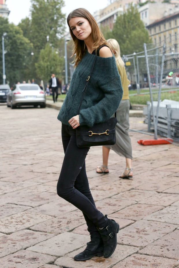 Street fashion: najlepiej ubrane modelki 2012