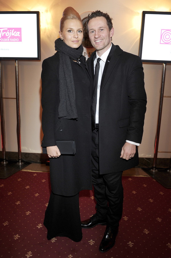 Emilia Czekawska i Mariusz Czerkawski na Gali Mistrzów Sportu 2012 (fot. Akpa)