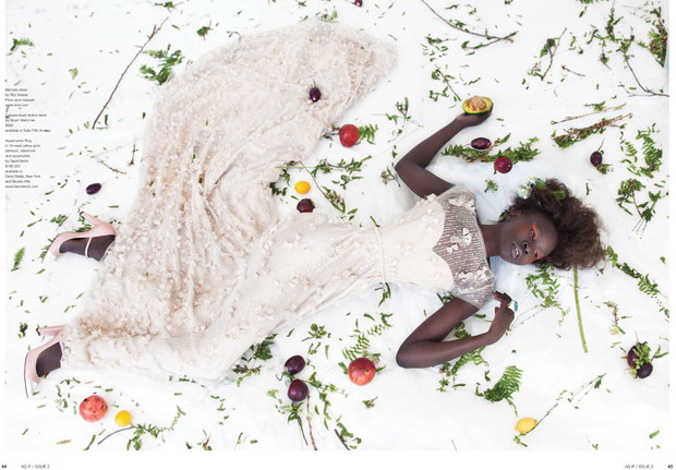 Alek Wek zachwyca w sukniach ślubnych