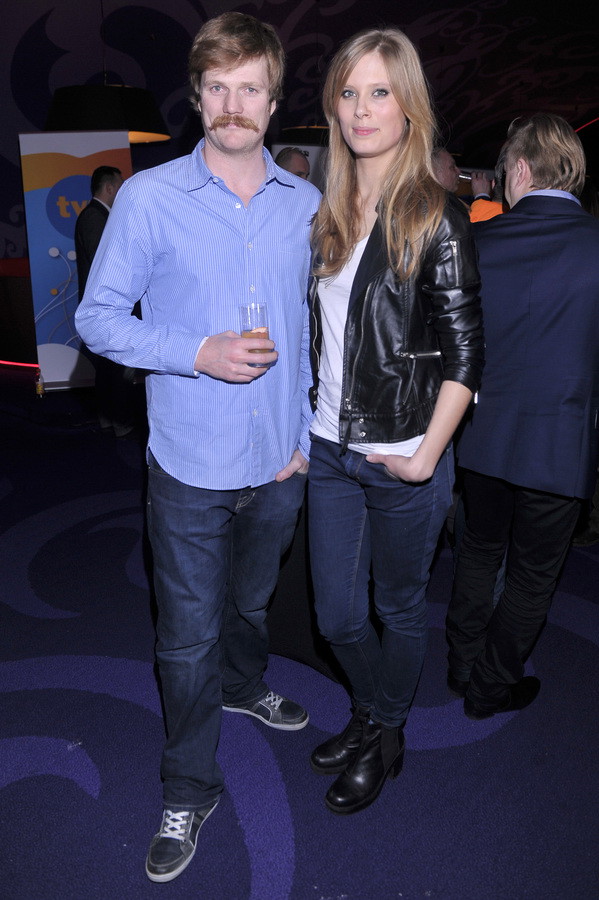 Ian Dow i Julia Pietrucha na premierze filmu Sęp (fot. Akpa)