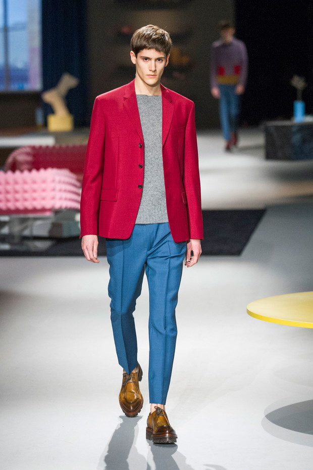 Prada jesień-zima 2013/2014 - pokaz męskiej kolekcji