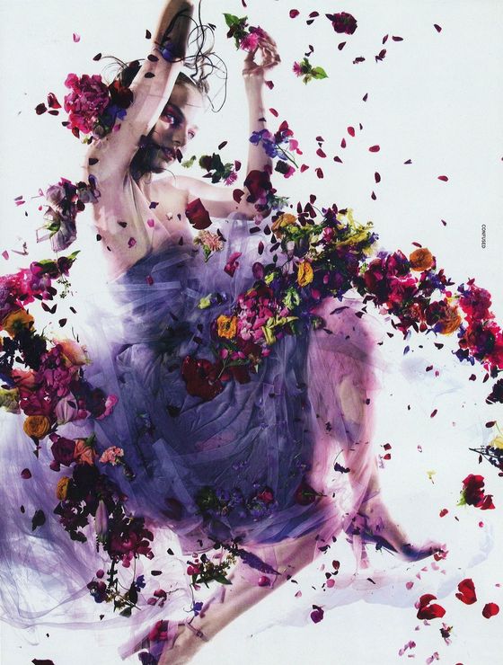 Zuzanna Bijoch w sesji Holy Flowers, Dazed & Confused, X 2012