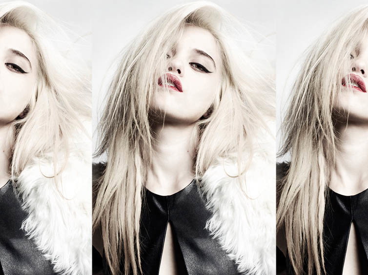 Sky Ferreira w lookbooku Saint Laurent Paris