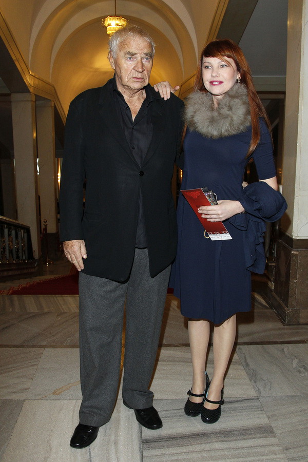 Janusz Głowacki i Olena Leonenko na gali Paszporty Polityki 2012 (fot. Akpa)