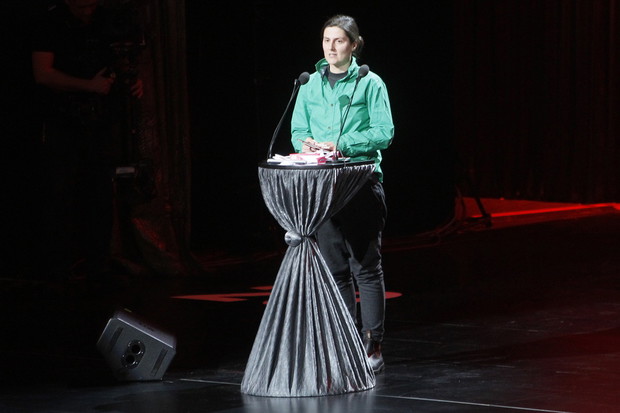 Julita Wójcik na gali Paszporty Polityki 2012 (fot. Akpa)