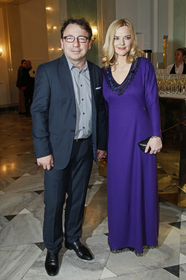 Monika Richardson i Zbigniew Zamachowski na gali Paszporty Polityki 2012 (fot. Akpa)