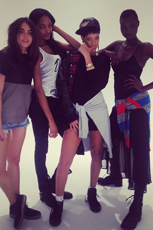 Rihanna i River Island na London Fashion Week!