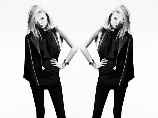 Sky Ferreira w lookbooku Saint Laurent Paris