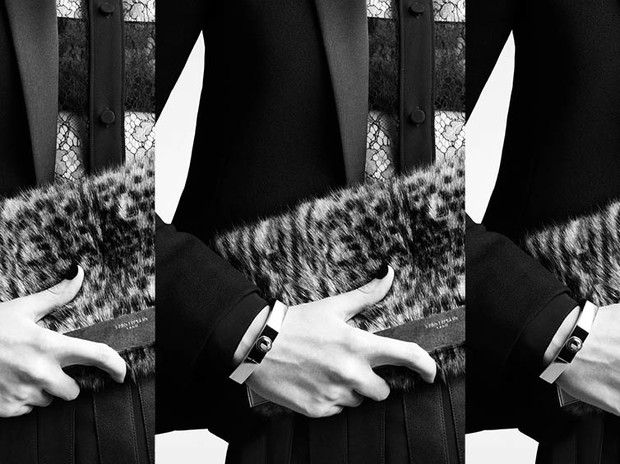 Sky Ferreira w lookbooku Saint Laurent Paris