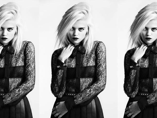 Sky Ferreira w lookbooku Saint Laurent Paris