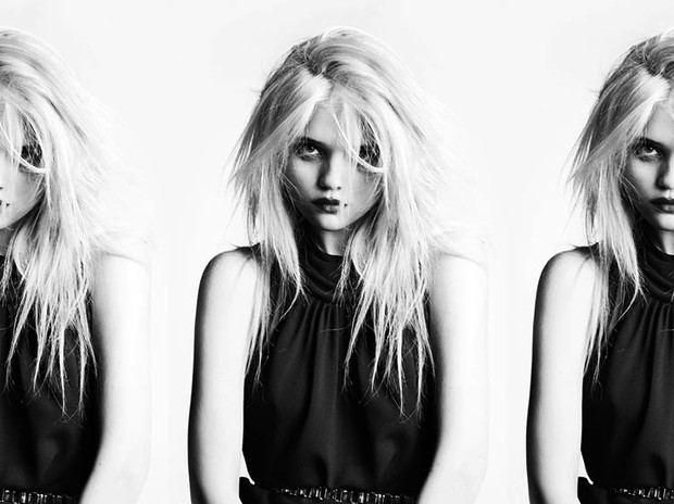 Sky Ferreira w lookbooku Saint Laurent Paris