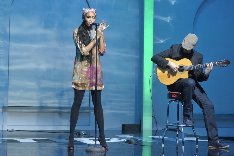 Imany na gali Bestsellery Empiku 2012, fot. Akpa