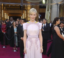 Cate Blanchett w sukni Givenchy Haute Couture na razdaniu Oscarów w 2011 roku, fot. Elizabeth Goodenough/Everett Collection/ East News