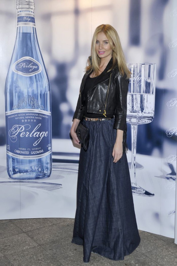 Agnieszka Szulim na pokazie Bohoboco, wiosna-lato 2013, fot. serwis prasowy/ Akpa