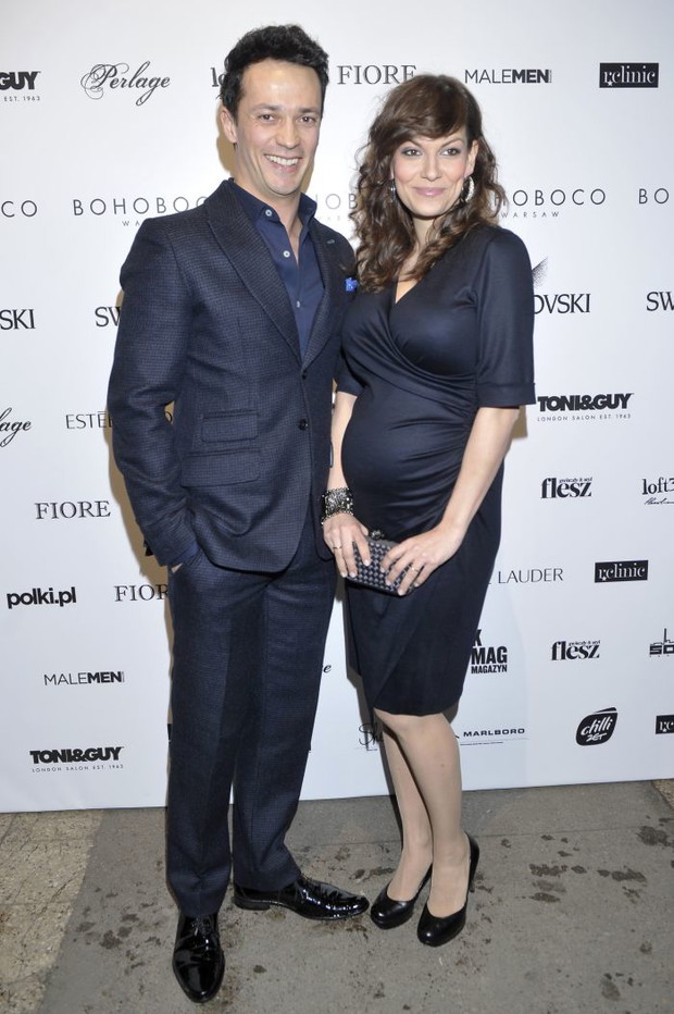 Rafał Cieszyński i Alżbieta Lenska na pokazie Bohoboco, wiosna-lato 2013, fot. serwis prasowy/ Akpa