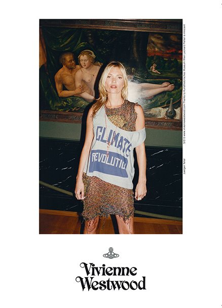 Kate Moss w kampanii Vivienne Westwood Gold Label