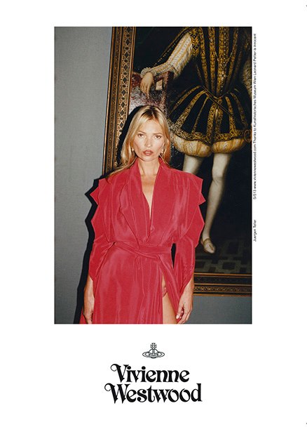 Kate Moss w kampanii Vivienne Westwood Gold Label