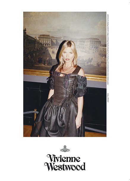 Kate Moss w kampanii Vivienne Westwood Gold Label