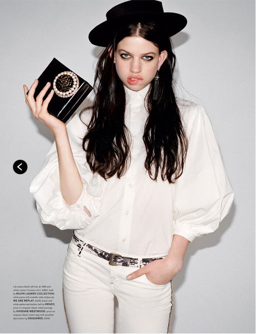 Lily McMenamy, Girlish, LOVE Magazine nr 9, fot. Angelo Penetta