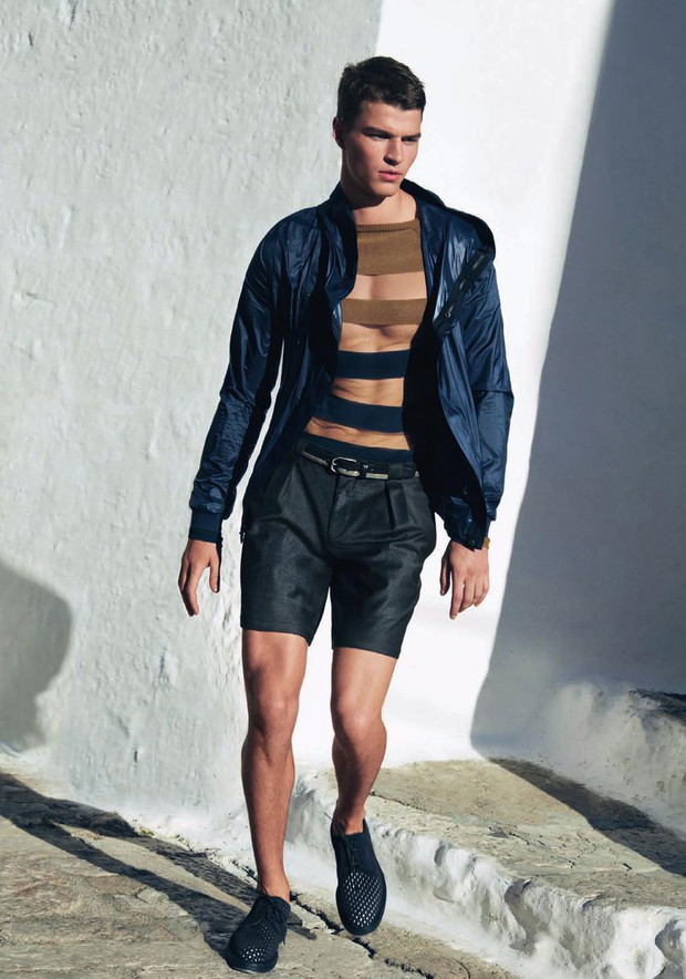 Daga Ziober w kampanii Emporio Armani wiosna-lato 2013