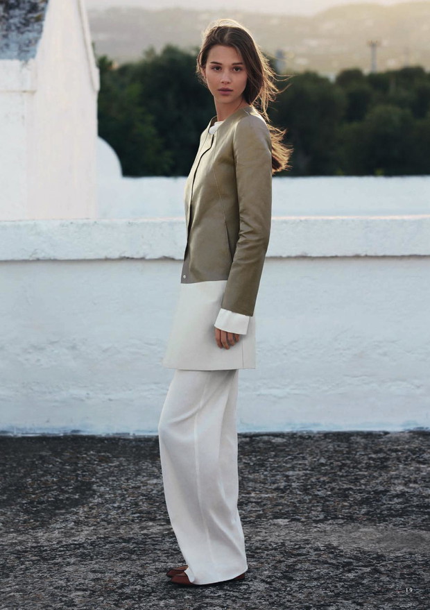 Daga Ziober w kampanii Emporio Armani wiosna-lato 2013