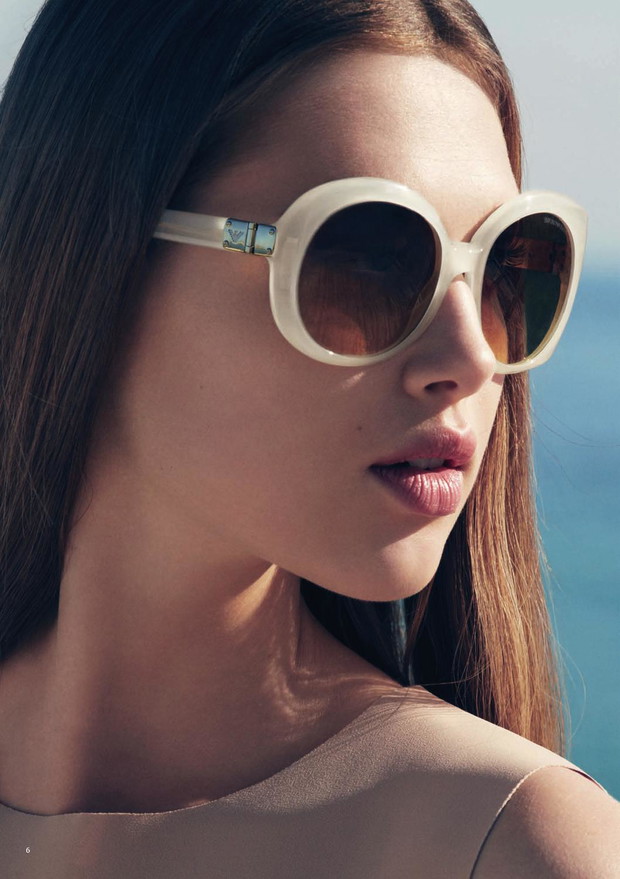 Daga Ziober w kampanii Emporio Armani wiosna-lato 2013