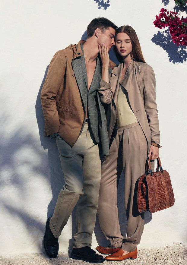 Daga Ziober w kampanii Emporio Armani wiosna-lato 2013