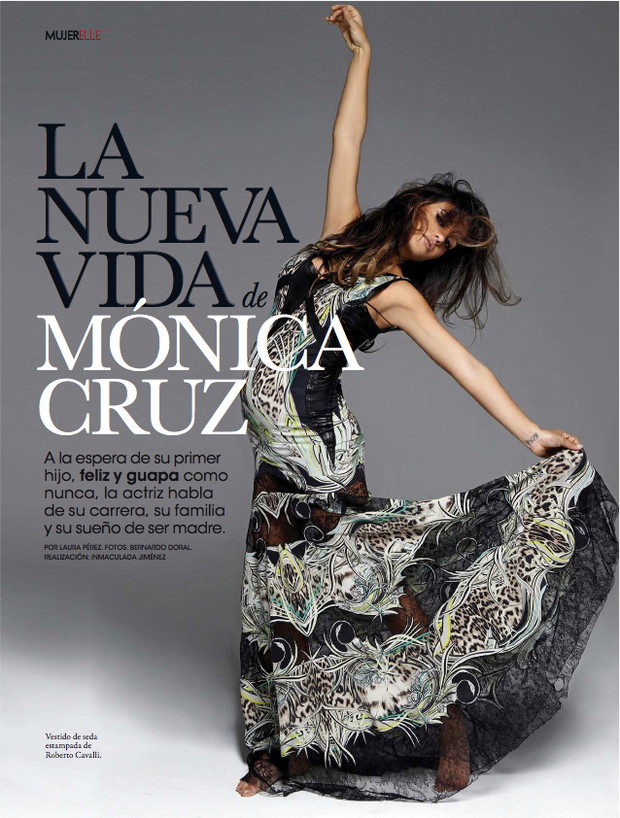 Monica Cruz pozuje w ciąży dla ELLE Spain