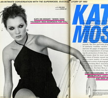 Kate Moss w i-D grudzień 1993