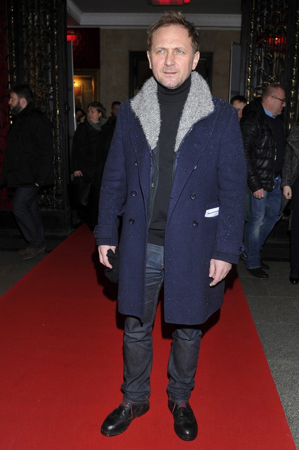 Andrzej Chyra na premierze filmu Nieulotne, fot. Akpa
