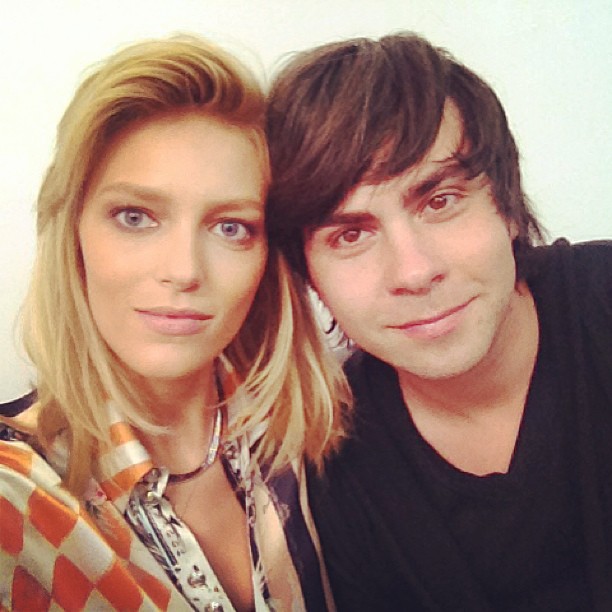 Anja Rubik w Warszawie, 2 lutego 2013 / fot. Instagram anjarubikblog
