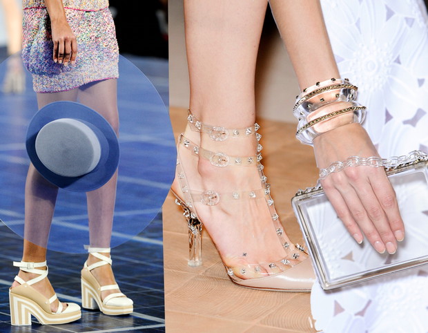 Kapelusz Chanel, buty i torebka Valentino / fot. Imaxtree