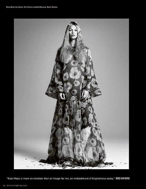 Kate Moss w i-D Pre-Spring 2013, fot. Daniele & Iango