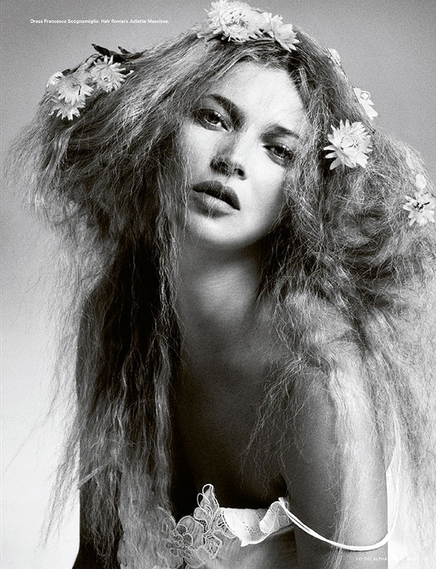 Kate Moss w i-D Pre-Spring 2013, fot. Daniele & Iango