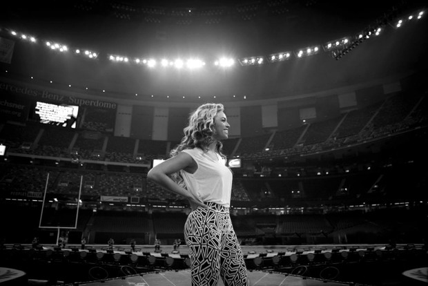 Próby do występu Beyoncé na Super Bowl w Nowym Orleanie, fot. Mason Poole/ facebook
