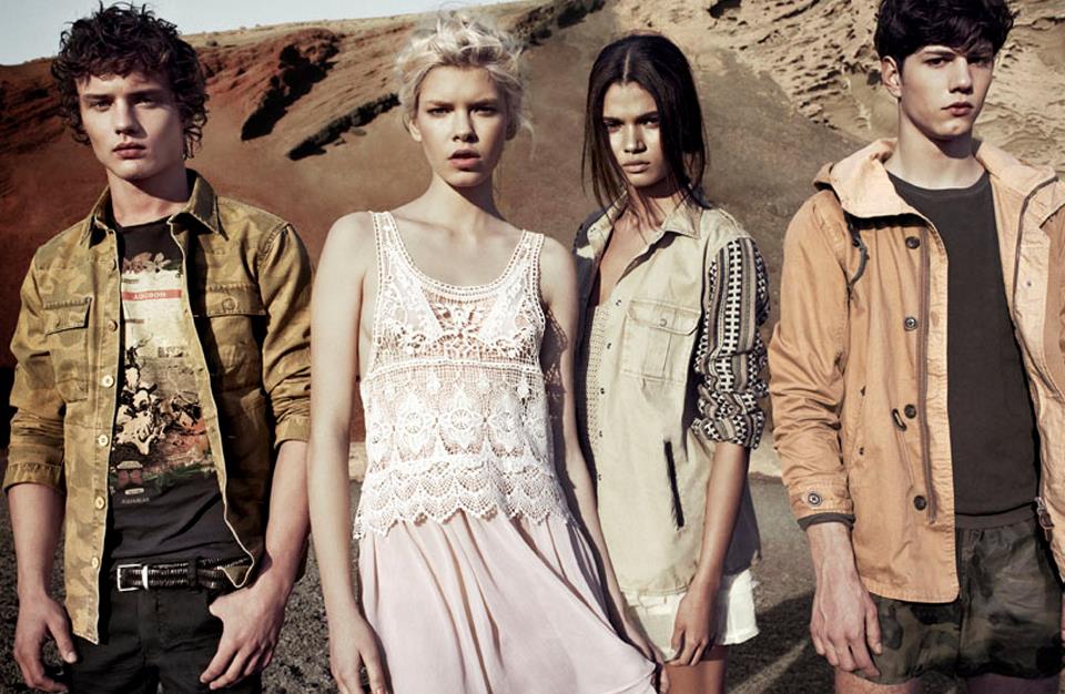 Kampania Pull&amp;Bear wiosna lato 2013, fot. facebook.com/pullandbear