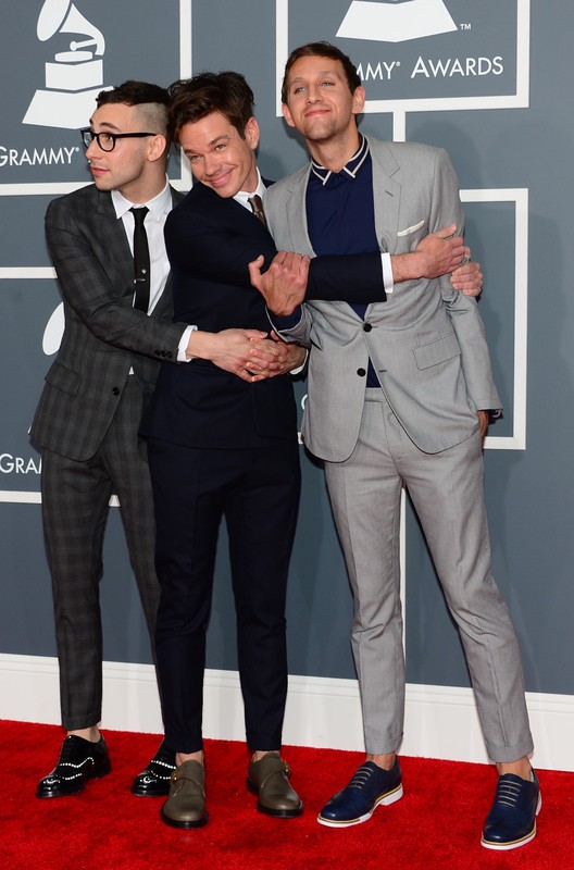 Zespół fun. na rozdaniu nagród Grammy 2013, fot. East News