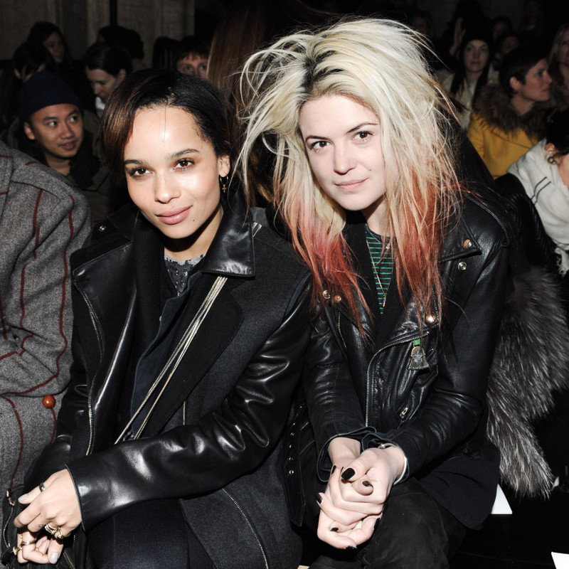 Zoe Kravitz i Alison Mosshart, pierwszy rząd pokazu Alexandra Wanga j-z 2013/14, fot. East News