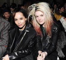 Zoe Kravitz i Alison Mosshart, pierwszy rząd pokazu Alexandra Wanga j-z 2013/14, fot. East News