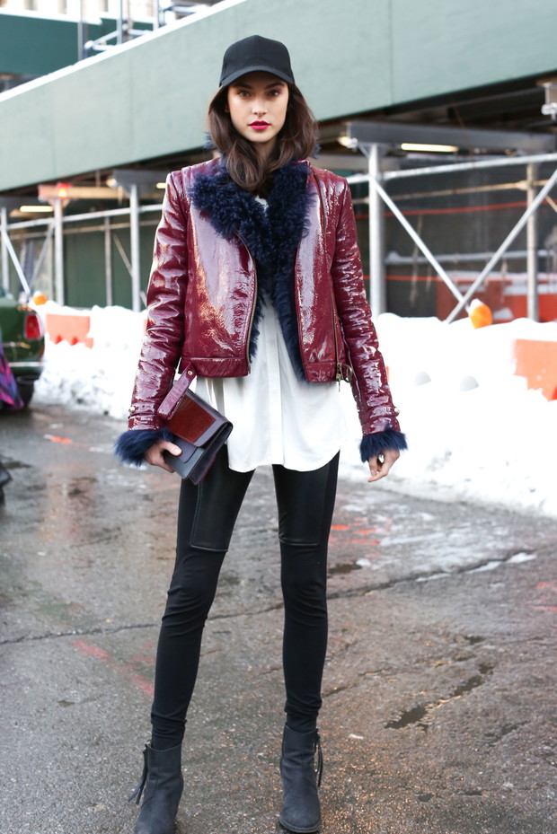 Street fashion: najlepiej ubrane modelki NY Fashion Week